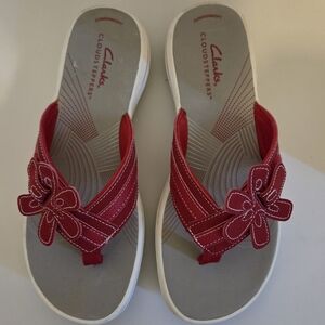 Clarks Women's Red Sandals